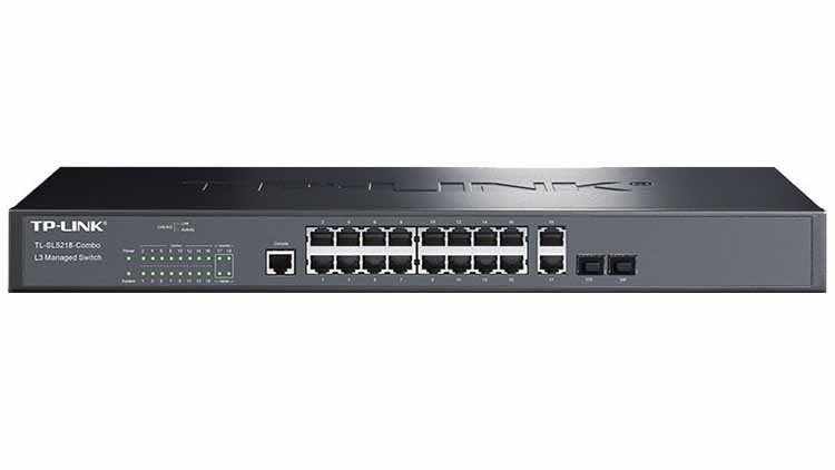 TP-LINK 千兆上聯三層網管交換機