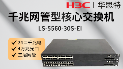 華三 LS-5560-30S-EI 核心交換機