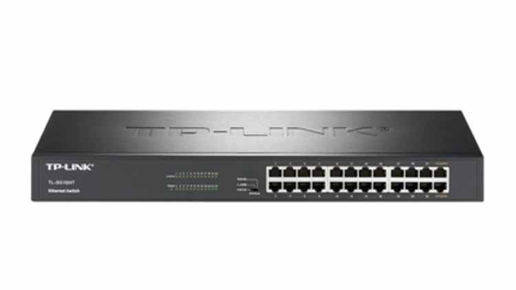 TP-LINK 24口千兆以太網交換機