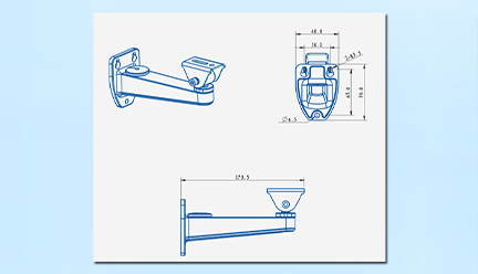 華(huá)爲監(jiān)控攝像頭支架-ACC3217